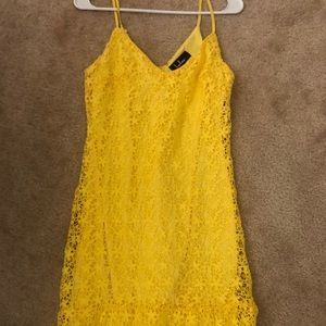 Lulus yellow dress